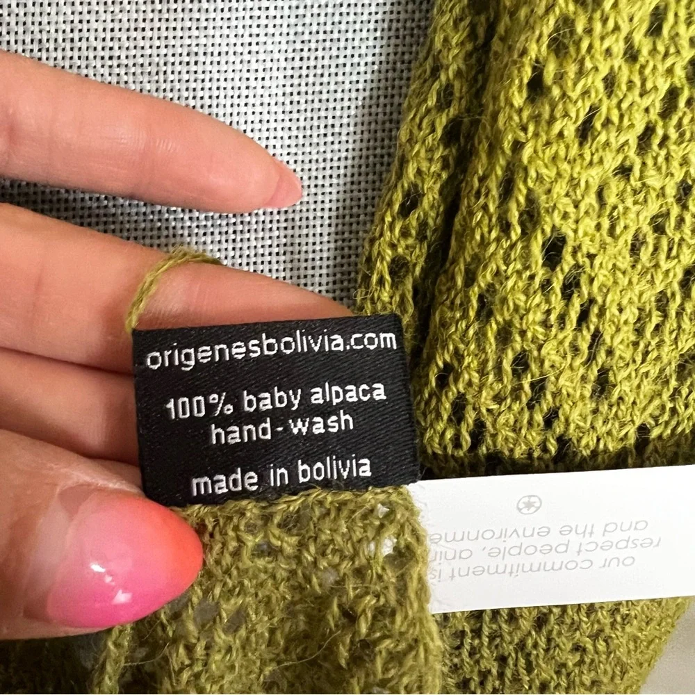 NWT Alpaca Knit Scarf